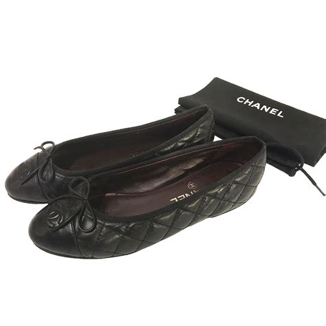 ballerine chanel occasion|chanel quilted ballerina flats.